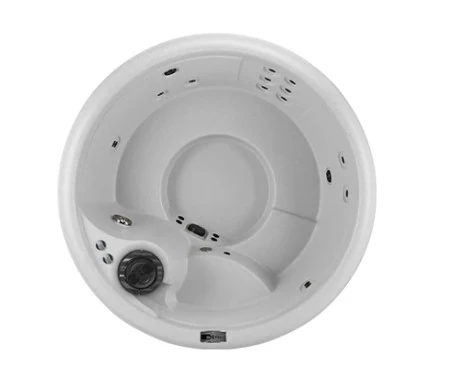 Aptos Arctic White Shell With Charcoal+Round Cover