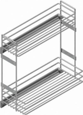 Yandan Tandem Raylı Deterjanlık 45cm TekAçılım Sol