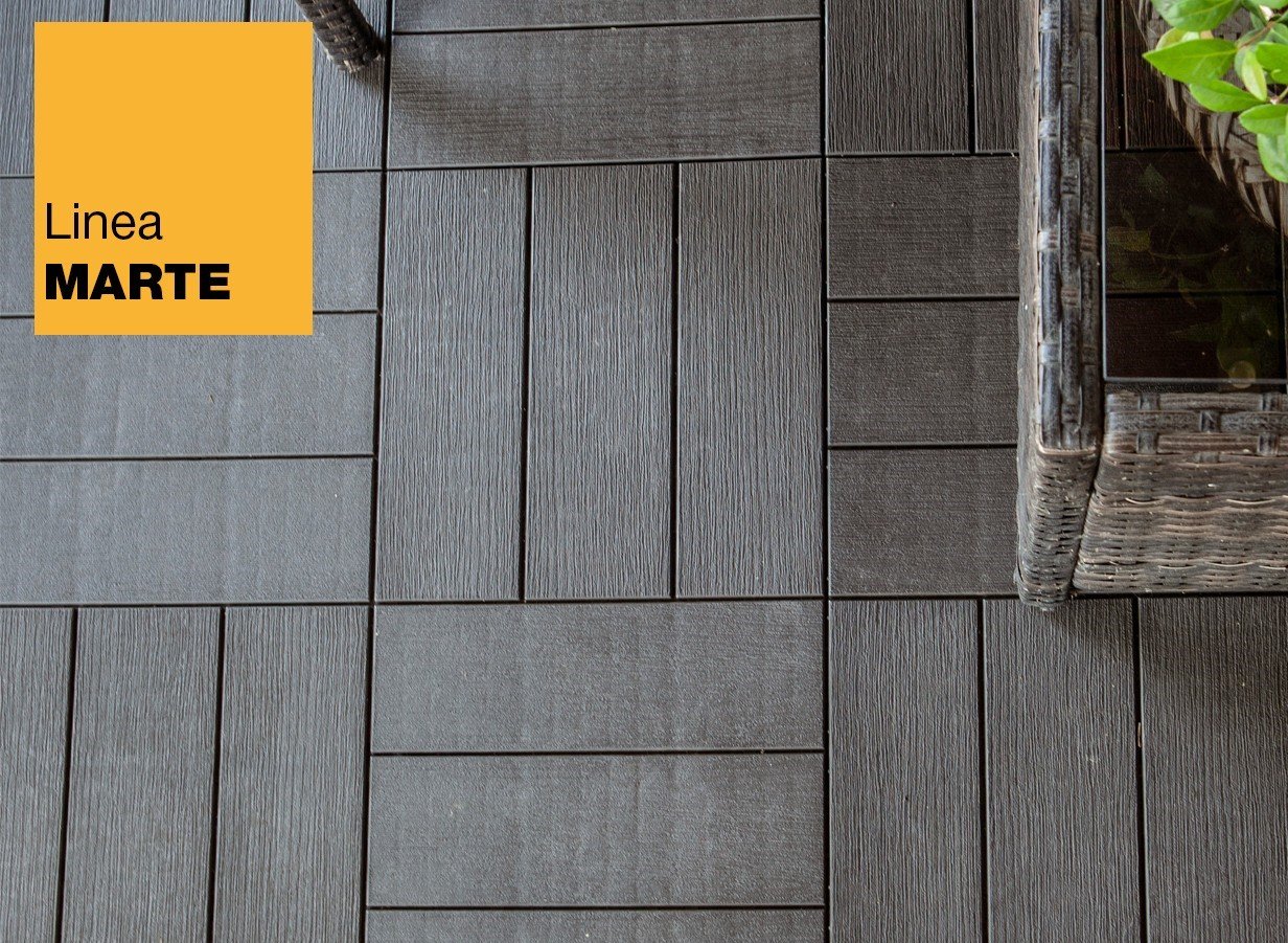 Marte Yer Karosu Pls. Ahşap Grn.K.Kahve 56x56cm