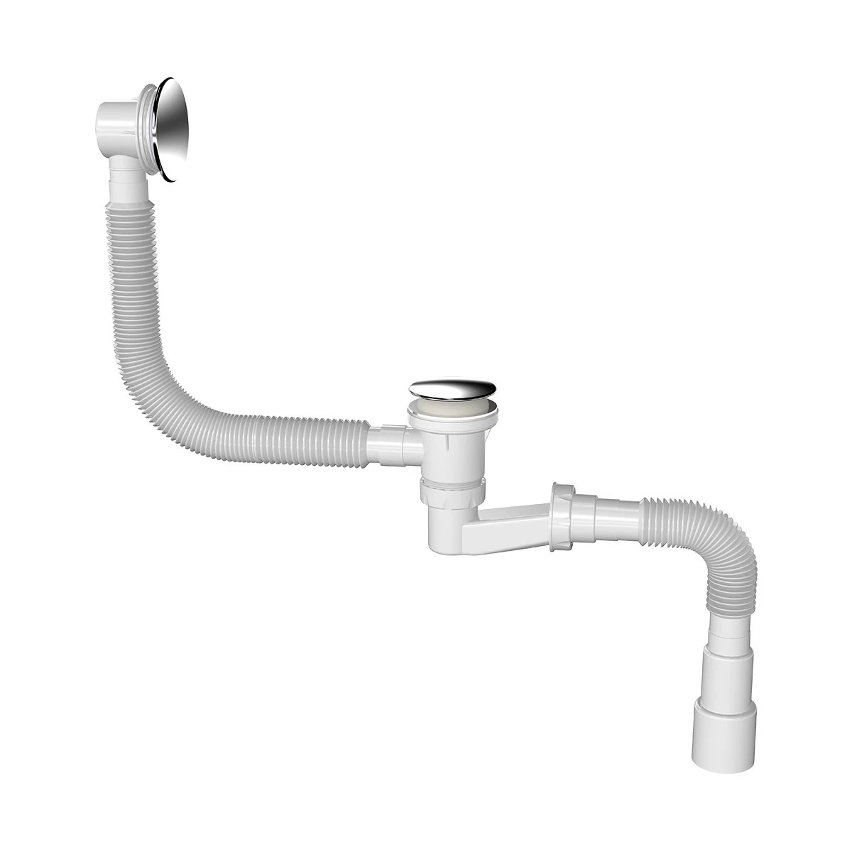 Küvet Tropleni pop up tahliyeli Körük Ø32