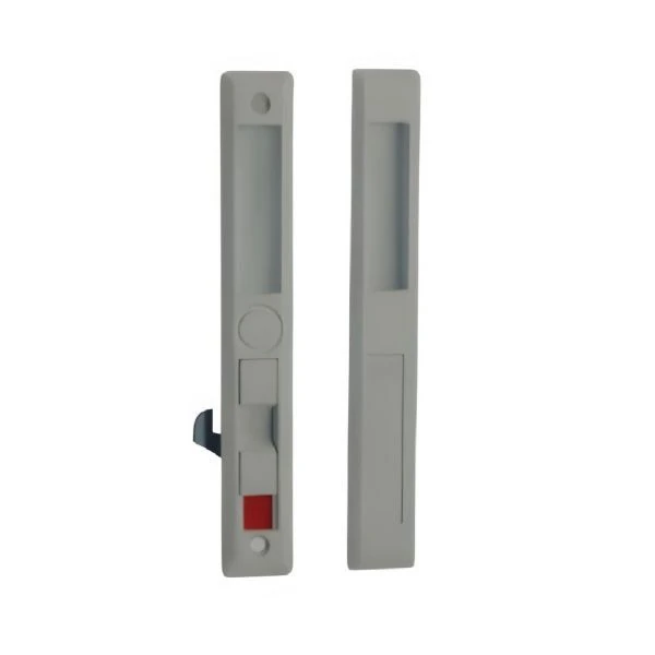 PVC ve Alüminyum Doğrama Kapılar İçin Sürme Kilit Anahtarlı Gri