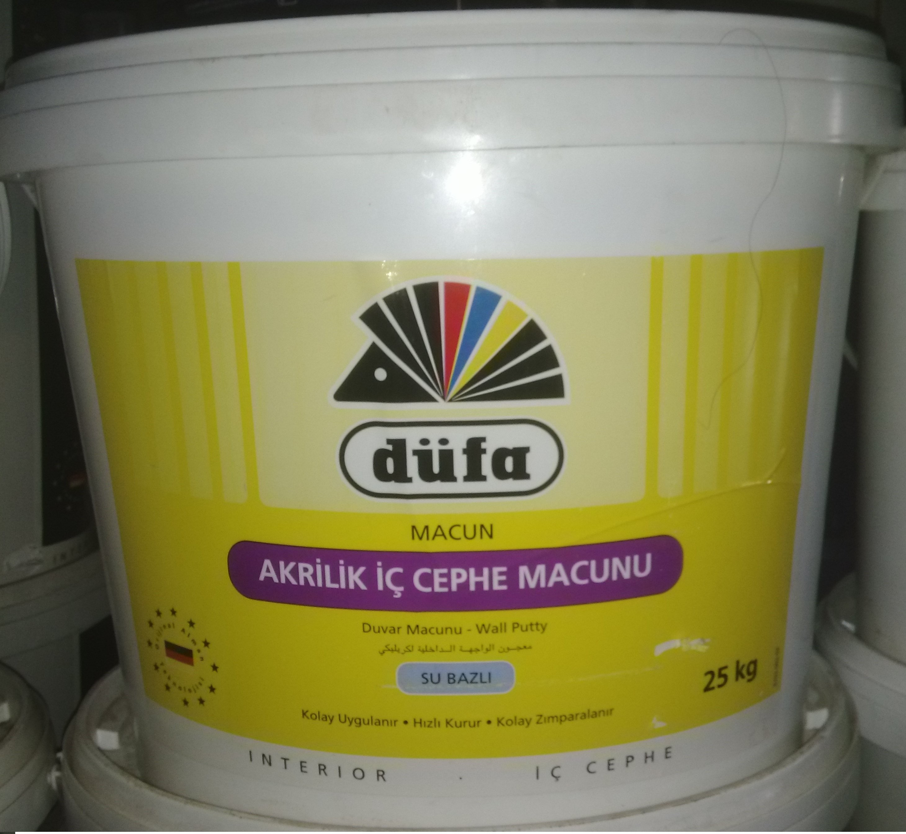 DÜFA Akrilik İç Cephe MACUNU 5KG.