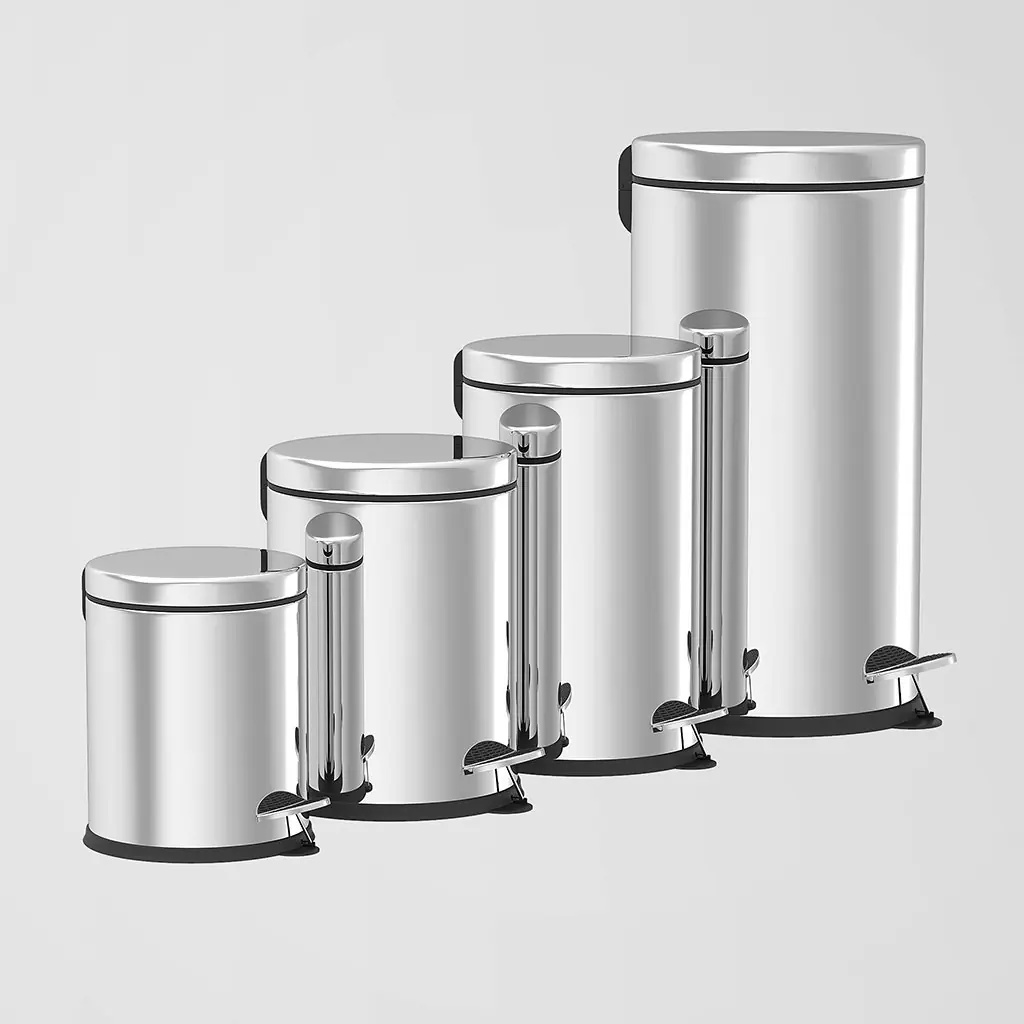 Rusty. Dustbin 16LT Pedal 430quality