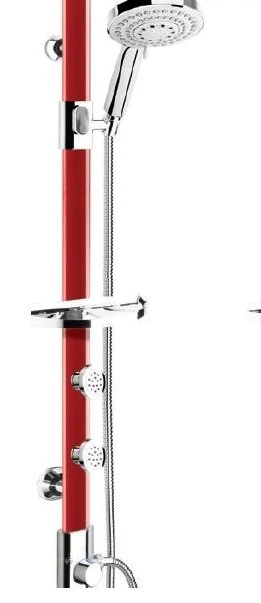 Mistillo Compak Jet 5+2 Duş Sistemi Kırmızı
