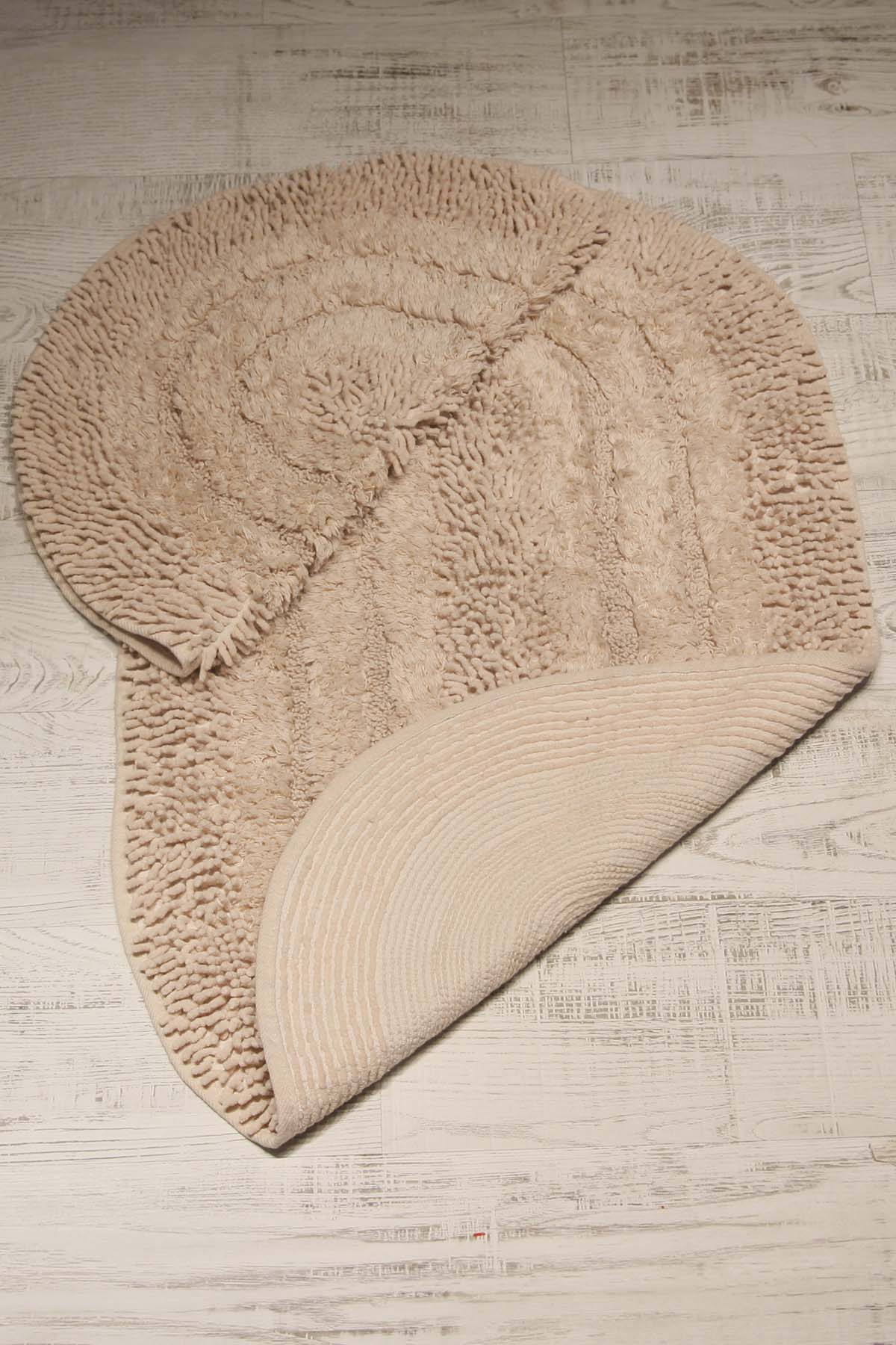 Klozet Paspas Takımı 2Li  Oval Pudra 60X100 50X60