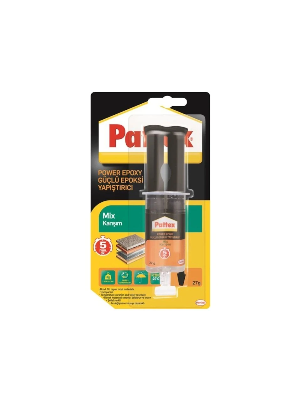 Pattex Mix Epoksi Yapıştırıcı 27GR