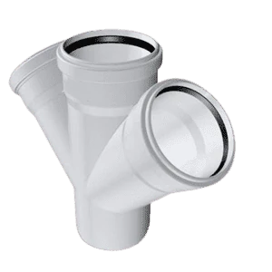 PVC Cift Çatal Y 110/110/45º