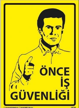 Önce İş Güvenliği Etiketi 23X35