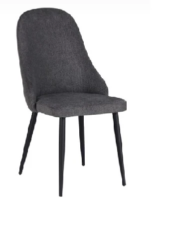 Sandalye Remis Glow 4 Gri-Siyah Ayak