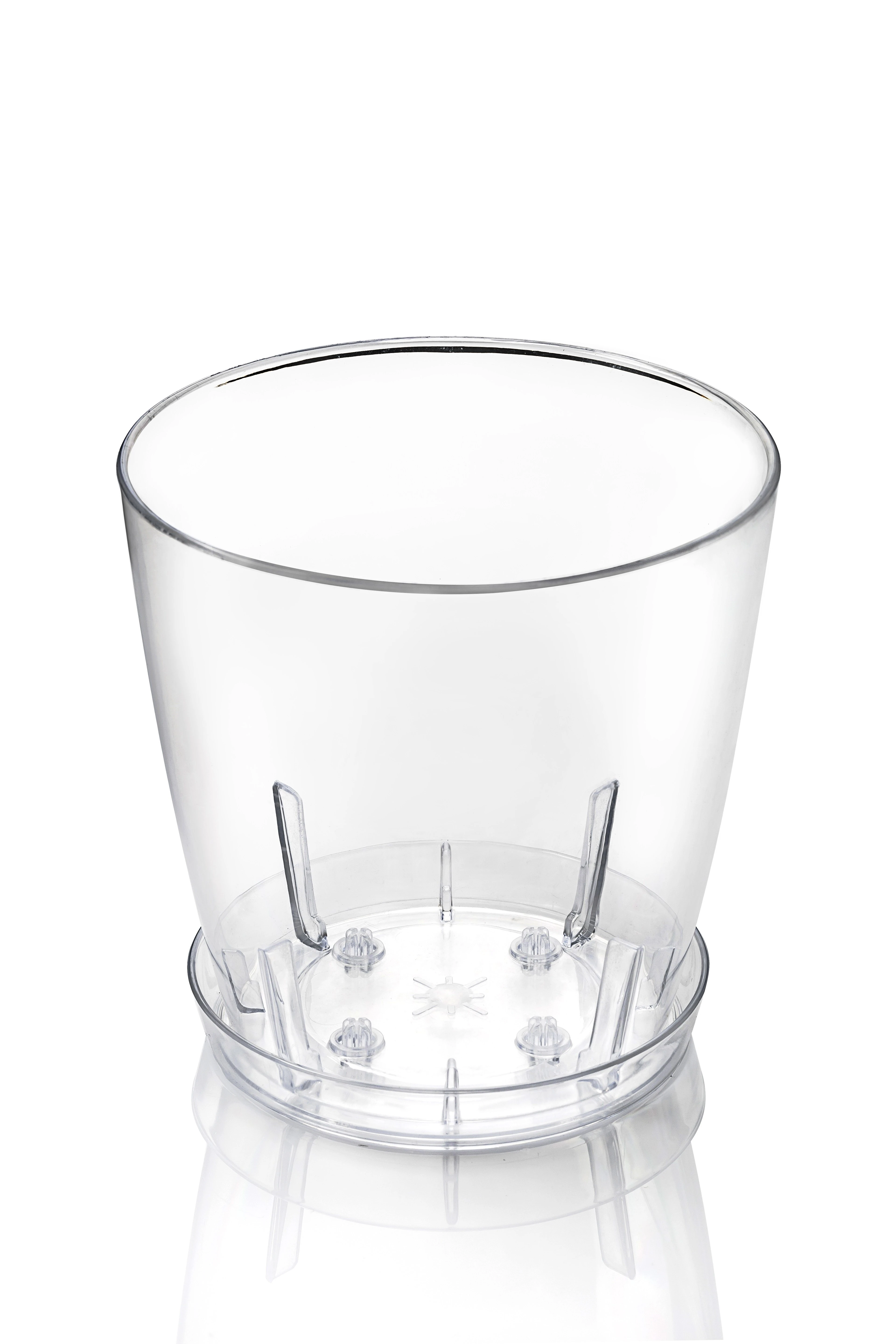 Vanda Tabaklı Orkide Saksı Şeffaf 1,6Lt