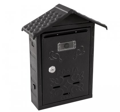 Posta Kutusu Çatılı K.Gri 31x24x9cm
