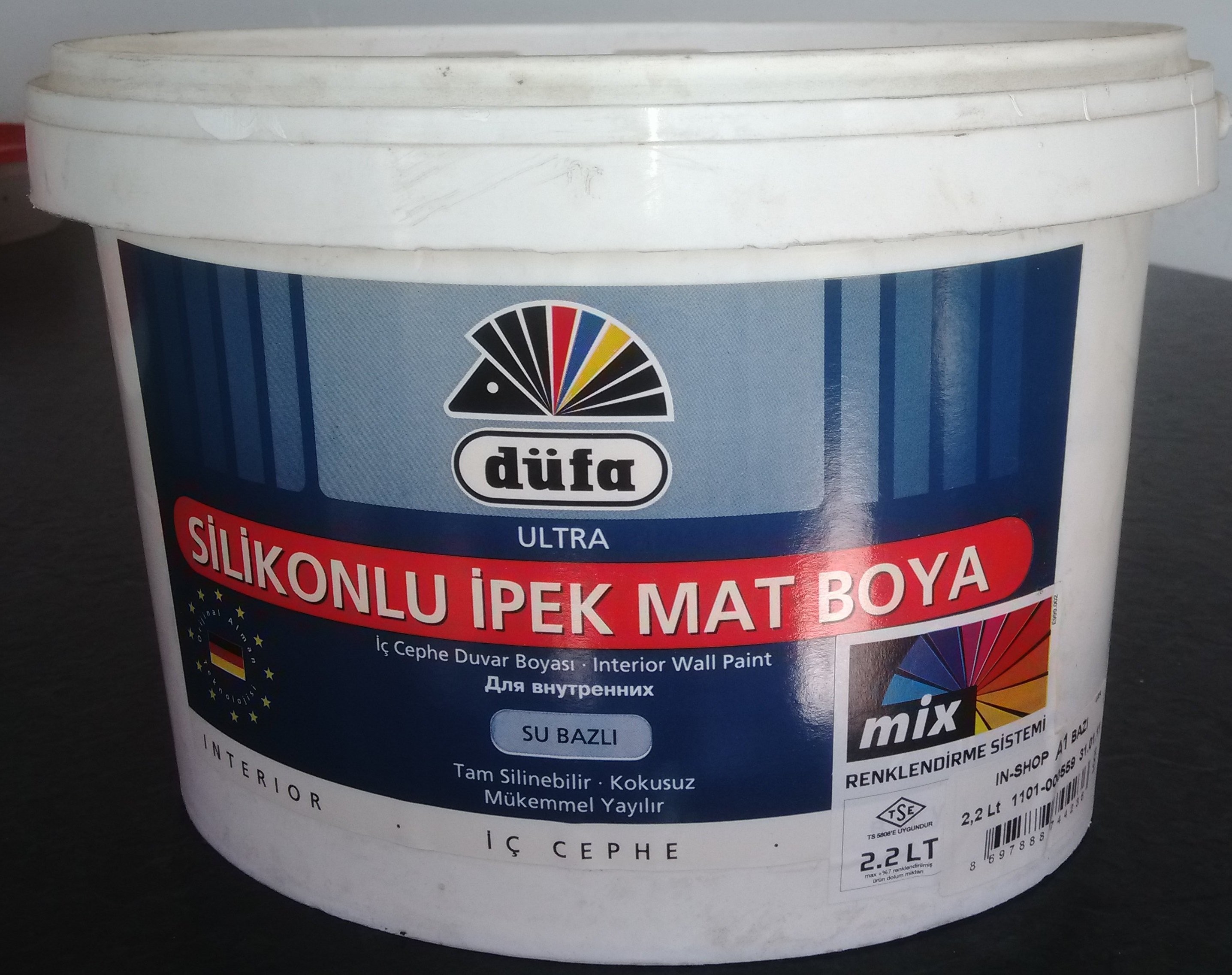 ULTRA Silikonlu İç Cephe İpekMat(D2)Baz2,5LT.YENİ
