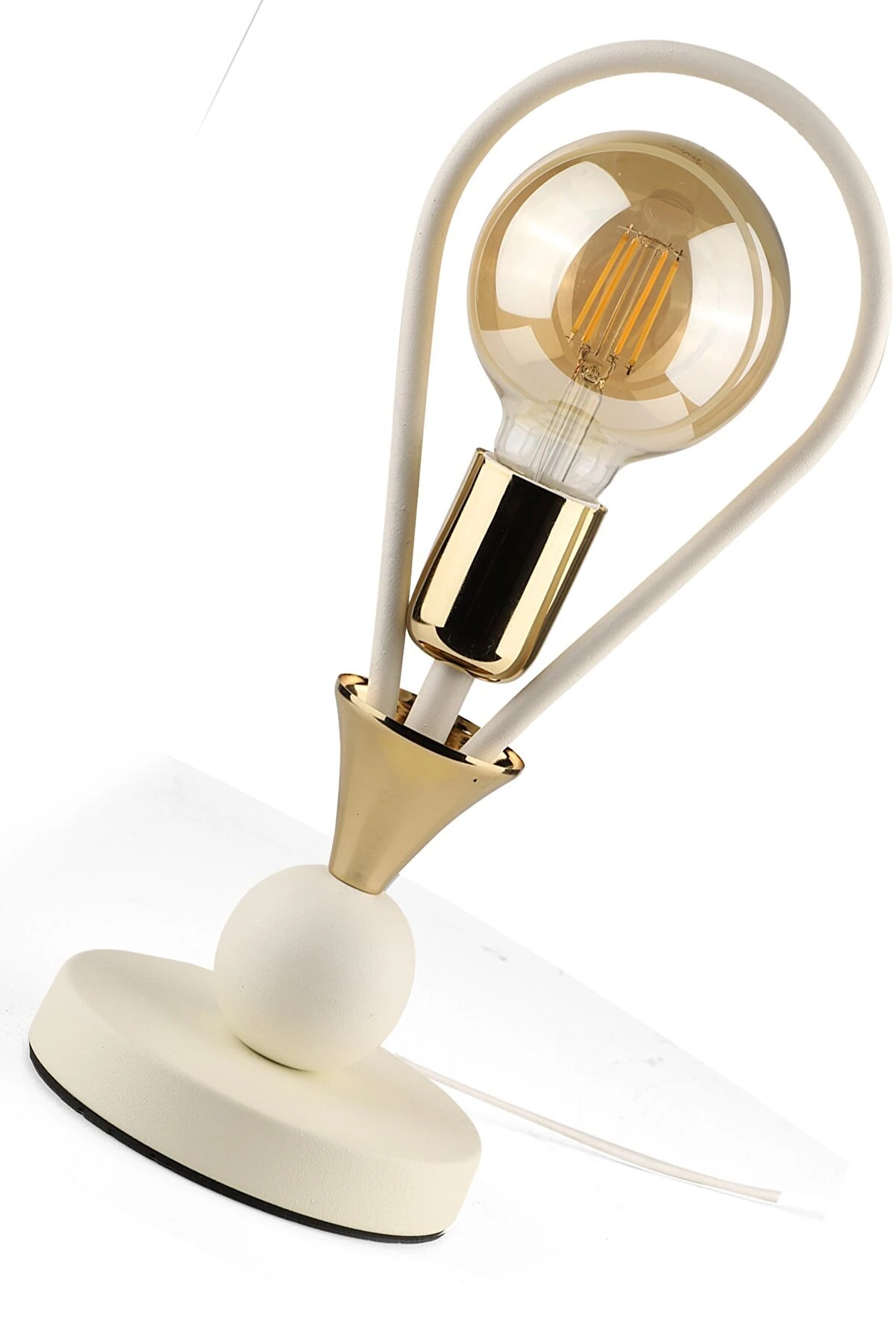 Masa Lambası Fırtına Beyaz