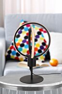 Masa Lambası Ledli Sezen Siyah