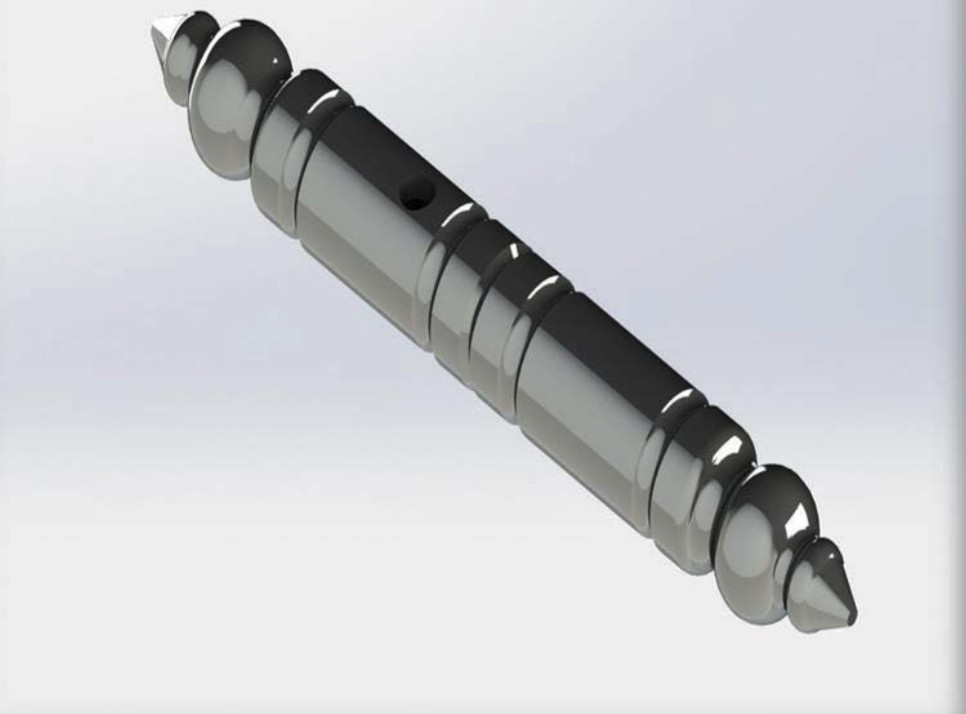 Mil Menteşe Bilyalı Ferforje 22mm
