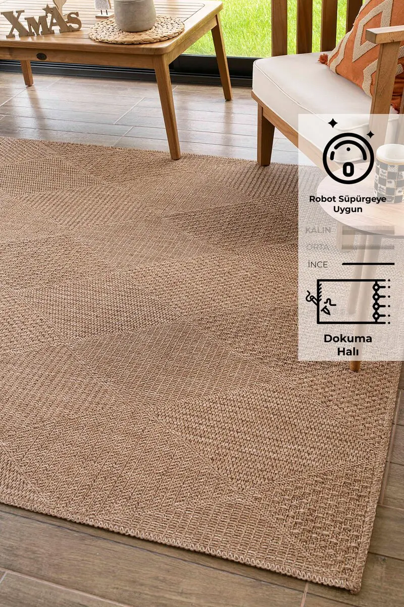 Rusticana Halı Bej 120x200
