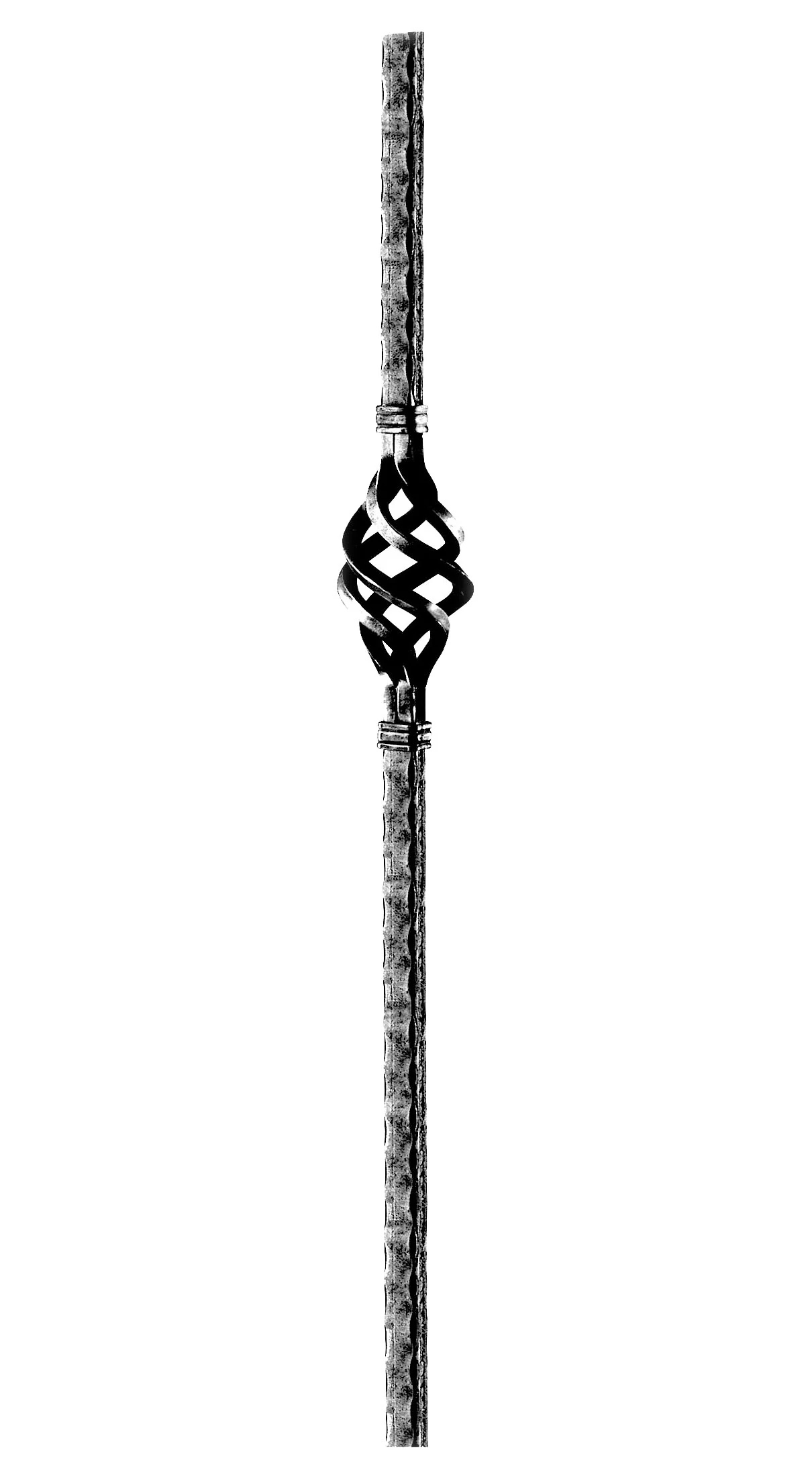 Ferforje BABA Demir Tek Kozalak 24mm*100cm