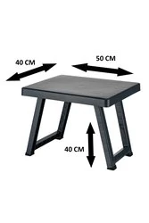 Sehpa 700x500x50 Antrasit