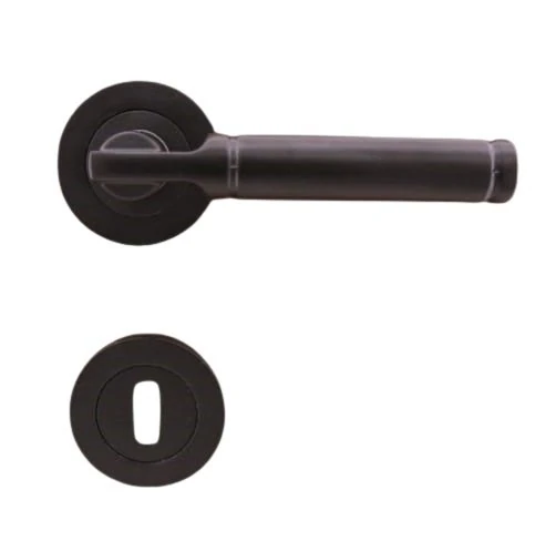 Kapı Kolu Rozetli İbiza Mat Siyah Oda