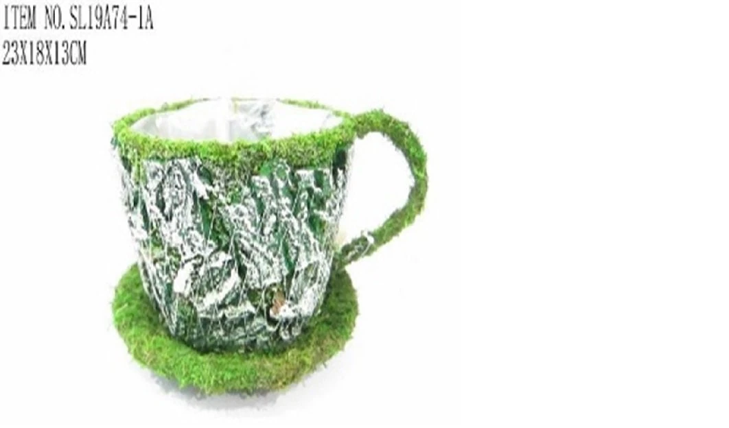 Dekoratif Saksı Fincan 28x18x13cm