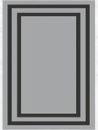 Essence Modern Gri&Siyah Halı 120*180cm
