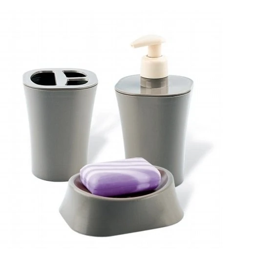 Papillon Banyo Seti 3lü Gri