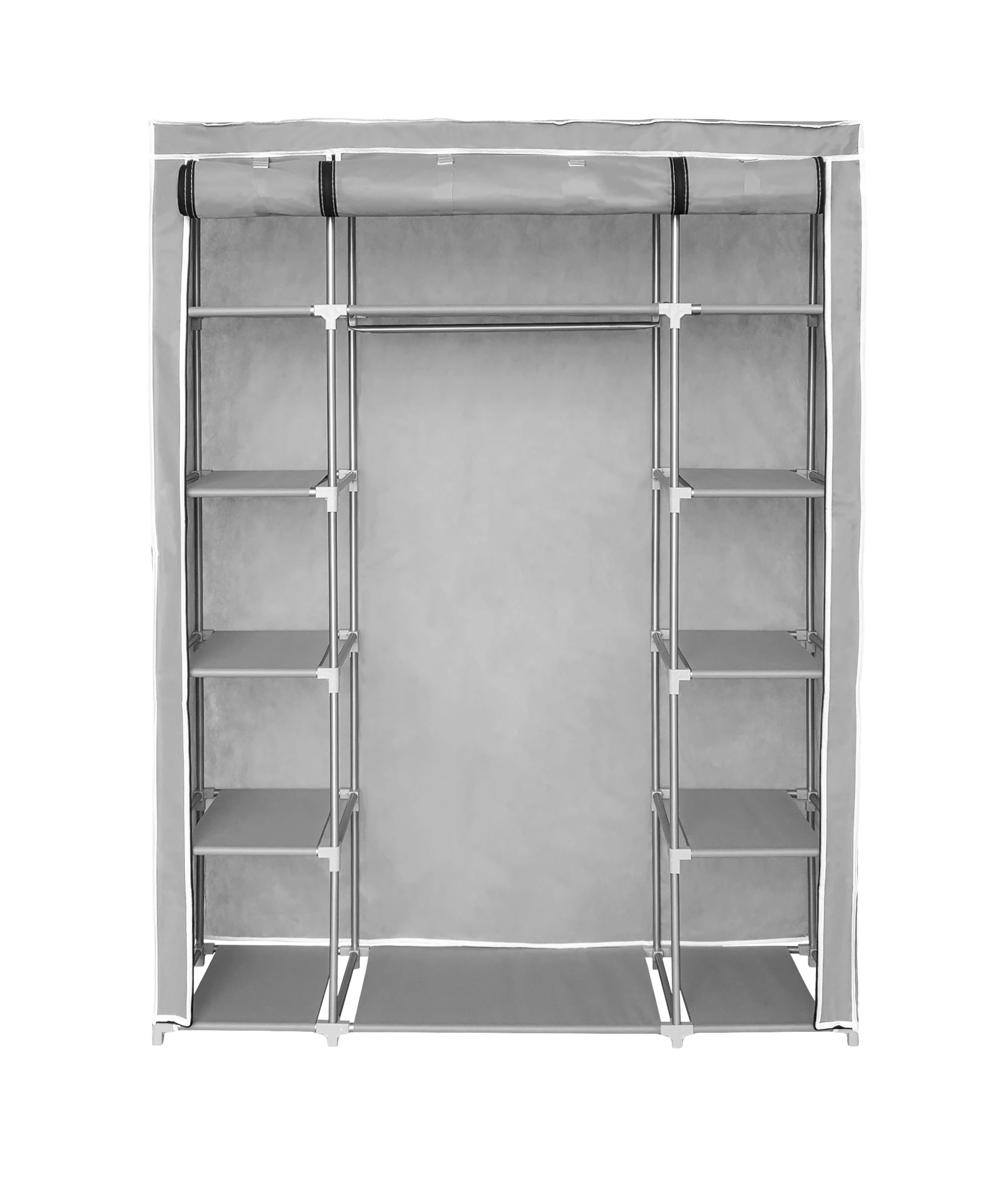 Bez Dolap 12 Göz Gri Ruba 130x162cm