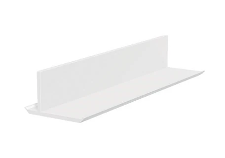 T Pervaz  Profil Beyaz 15x15. 6 Metre