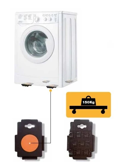 Dolly Tekerlekli Taşıma Aparatı Siyah14x10x2cm