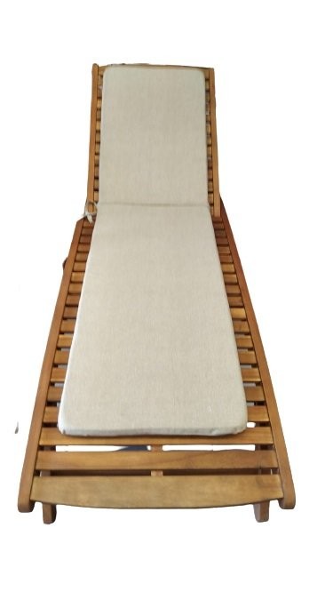 Şezlong Minderi Sünger 57*170*4.5 cm Bej