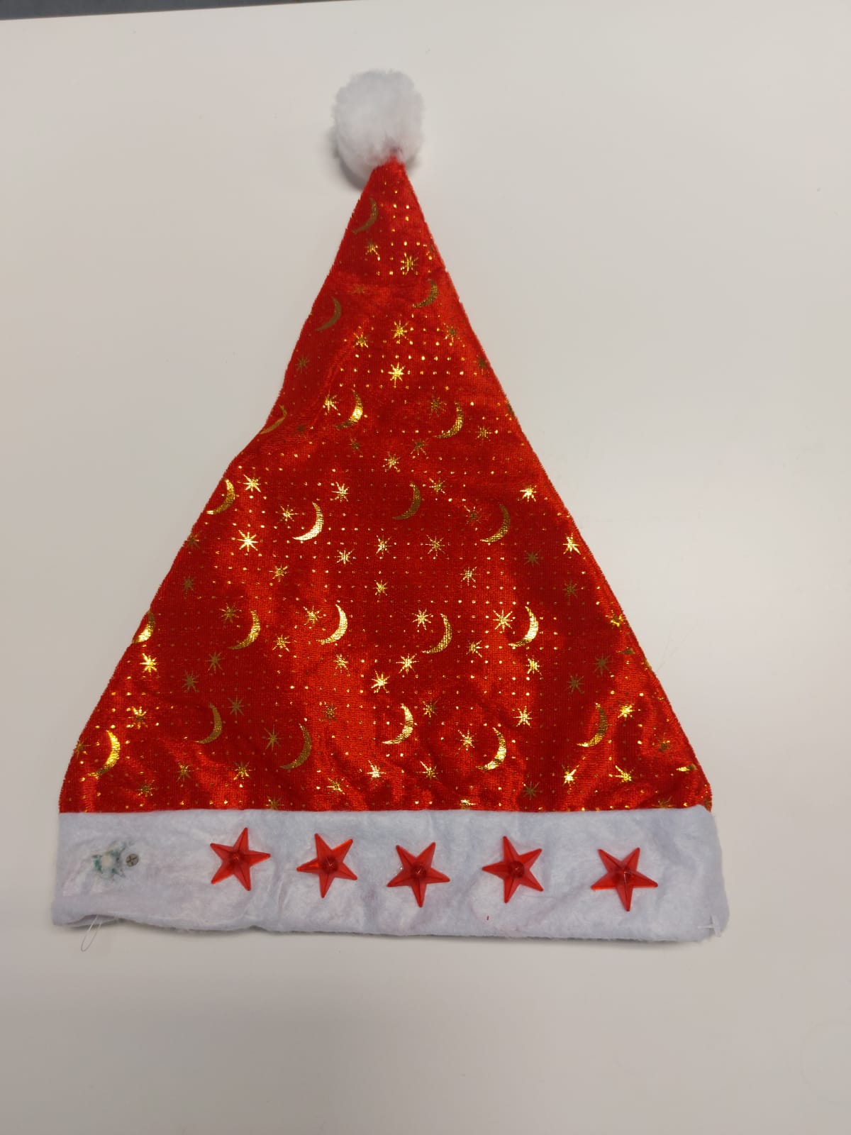 Yılbaşı Işıklı Noel Baba Şapkası