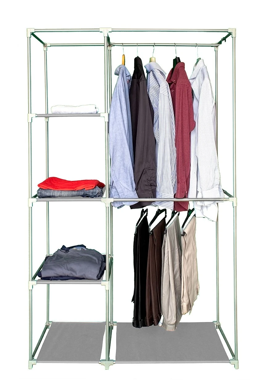 Bez Dolap 5 Göz Gri Dubleks 170x177cm