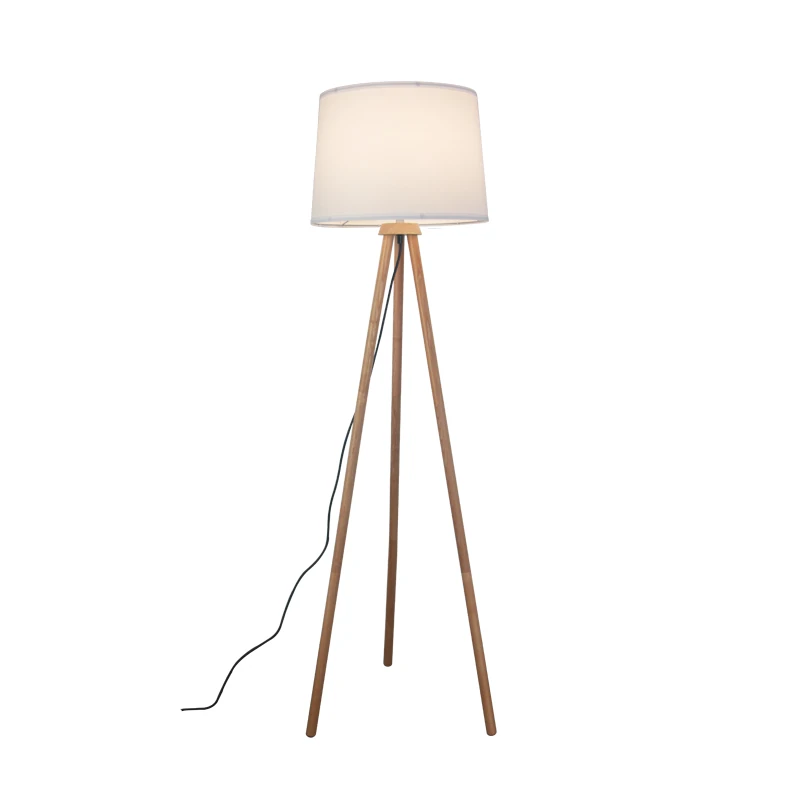 Lambader Ahşap 3 Ayaklı Krem Ø40cm