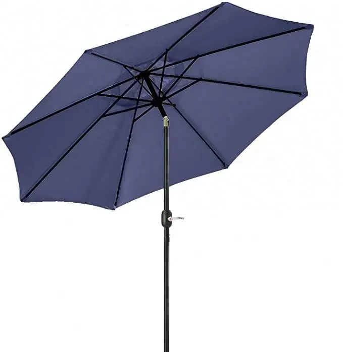 Şemsiye Yuvarlak Mega 2,7m Lacivert-Bidonsuz