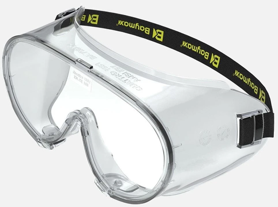 Gözlük Şeffaf Ventiled Buğulanmaz