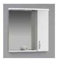 Banyo Dolabı Klasik T Üst Modül Beyaz 65cm