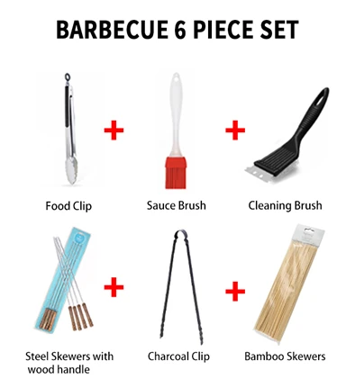 Barbekü Aksesuar Set 6'lı