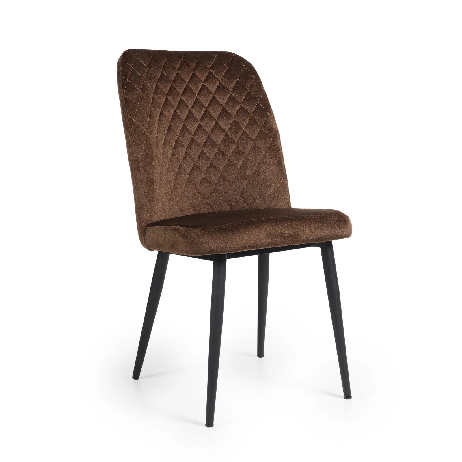 Sandalye Tufi Adelya 07 Kahve- Siyah Ayak