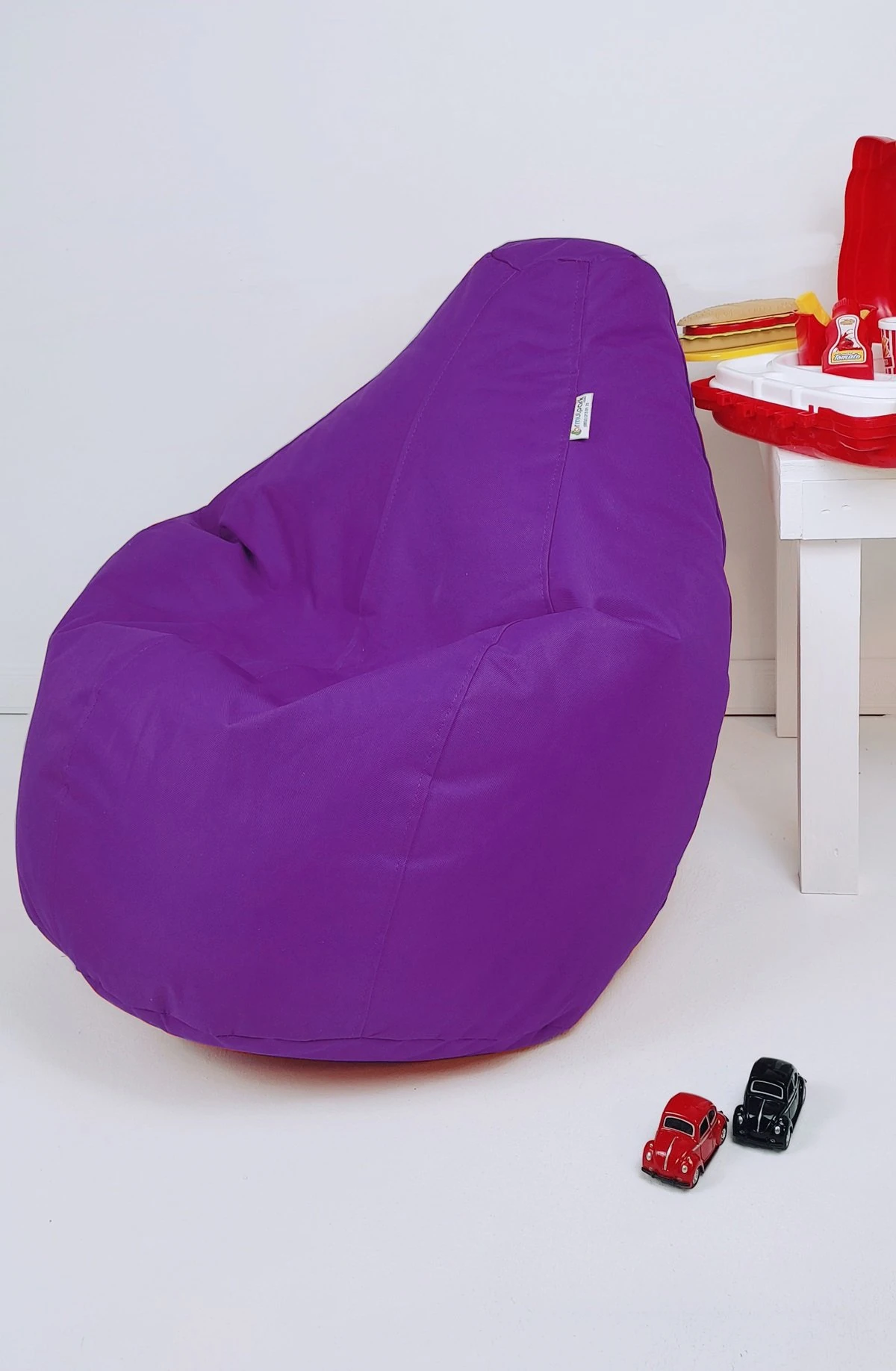 Armut Koltuk Mini Damla Mor 50x50x20cm