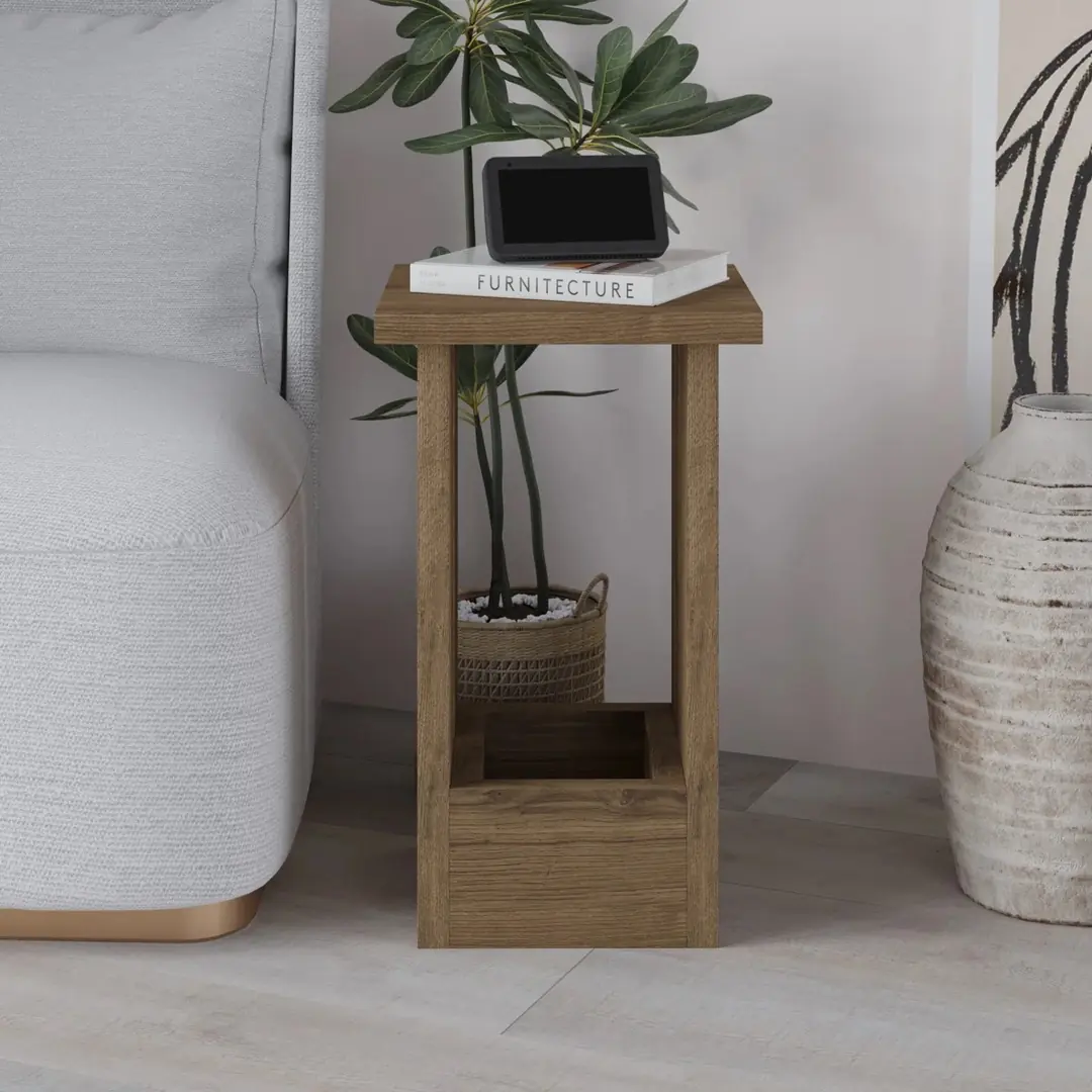 Side Table Tasos Light Wood 50*30*30cm