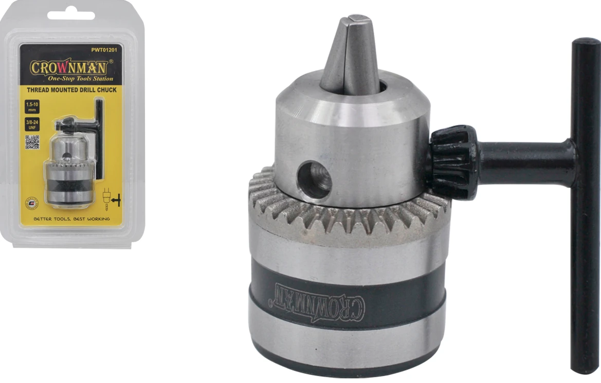 Matkap  Mandren Anahtarlı 10mm 3/8"-24UF