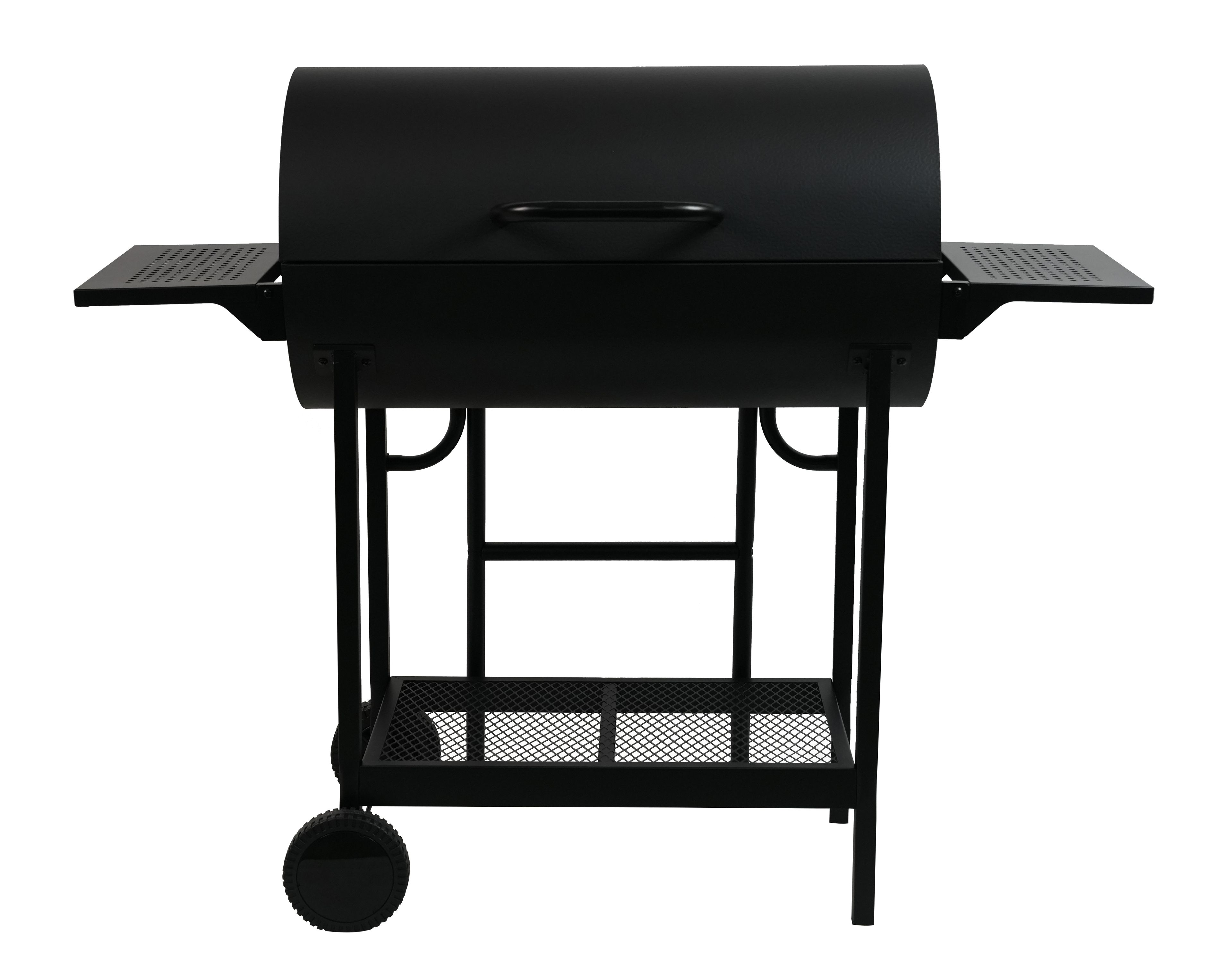 Barbekü Tekerlekli Çift Taraflı pişime Siyah 123*9
