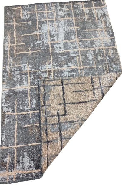 Toscana Çift Taraflı Gri Vizon 75*150