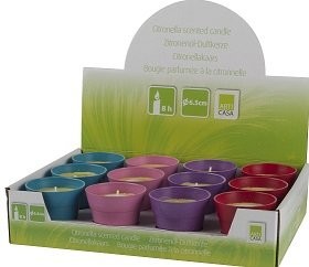 Saksılı Mum 6.5*6 cm.
