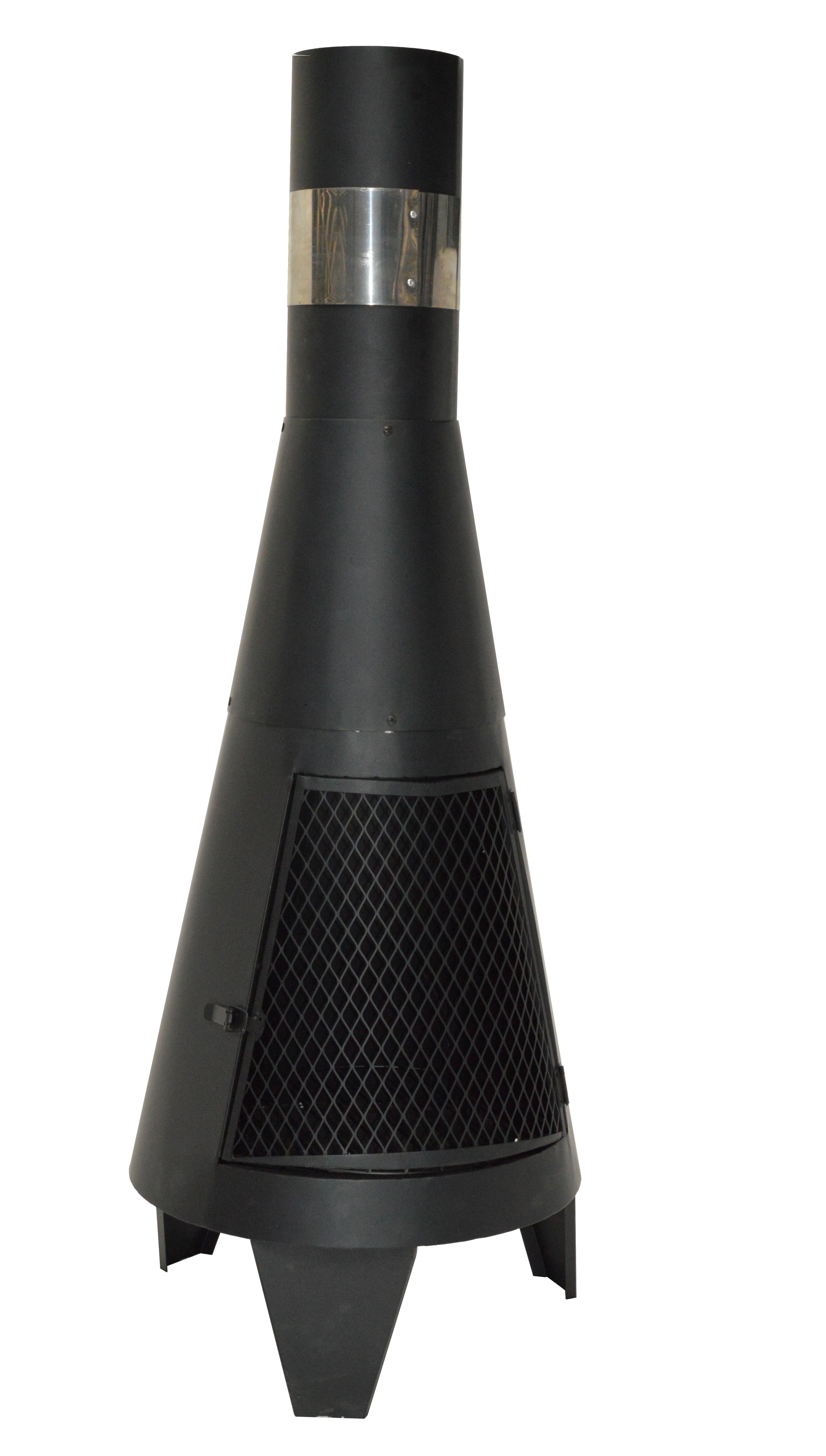 Bahçe Şöminesi Bacalı Konik 44*Y120cm