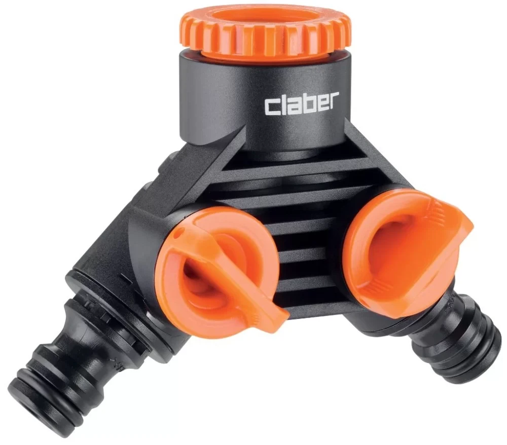 MUSLUK Bağlantısı İkili Vanalı Y 3/4"-1/2"