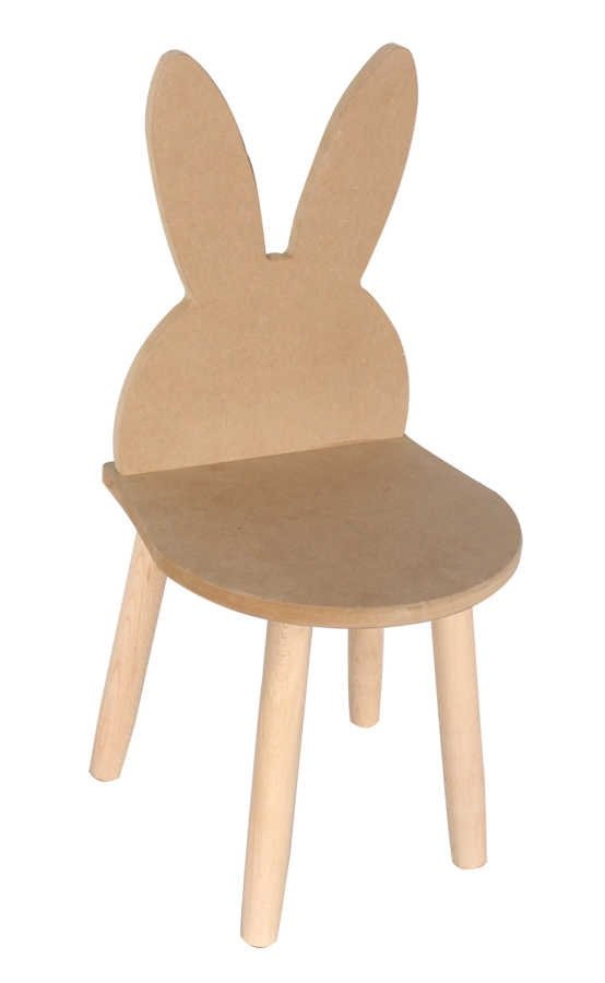 Ahşap Çocuk Sandalyesi Kulaklı 30*65*30cm