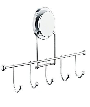 Banyo Askı 5 li Yapışkanlı Krom