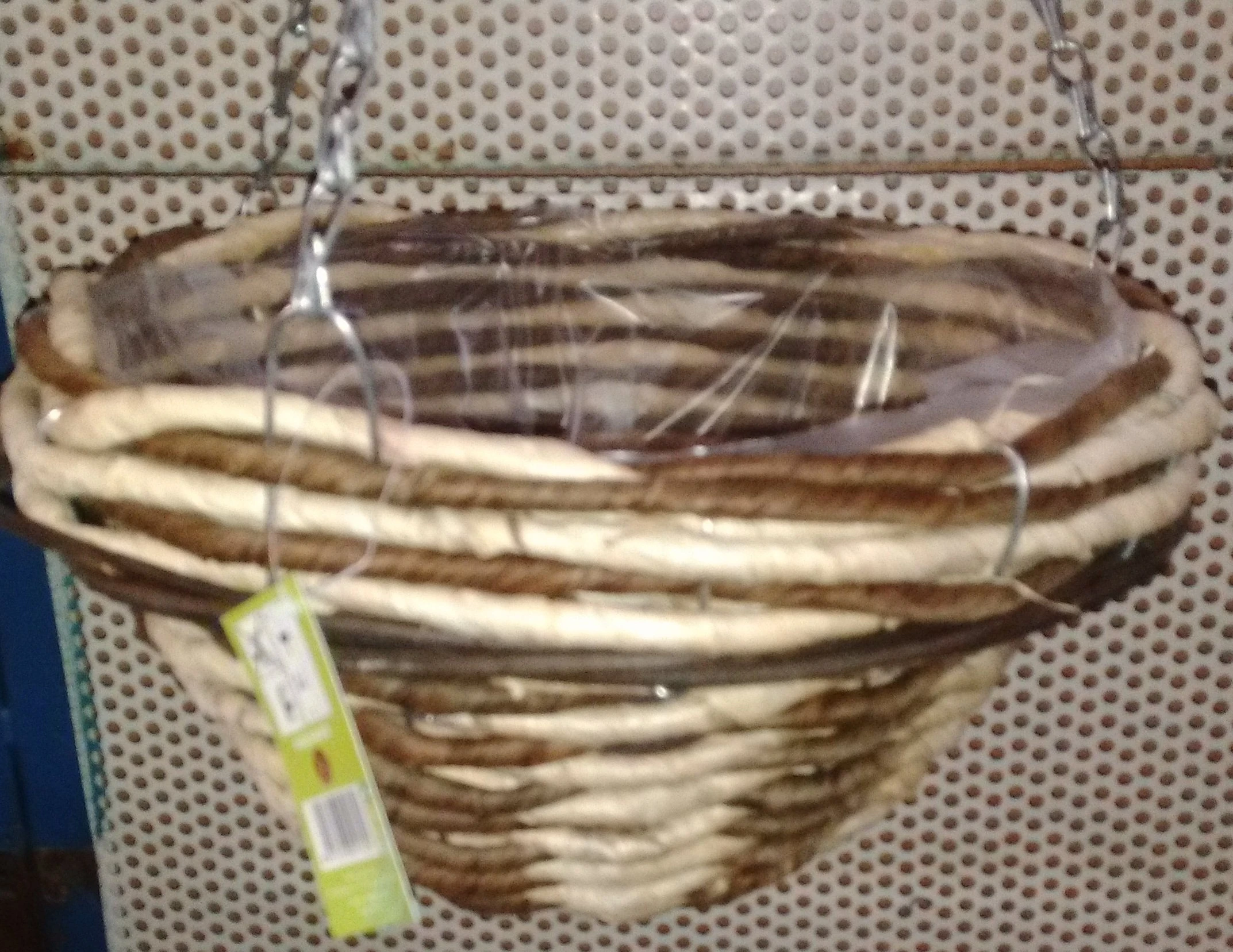 Askılı Rattan Sepet Ø 30 cm.