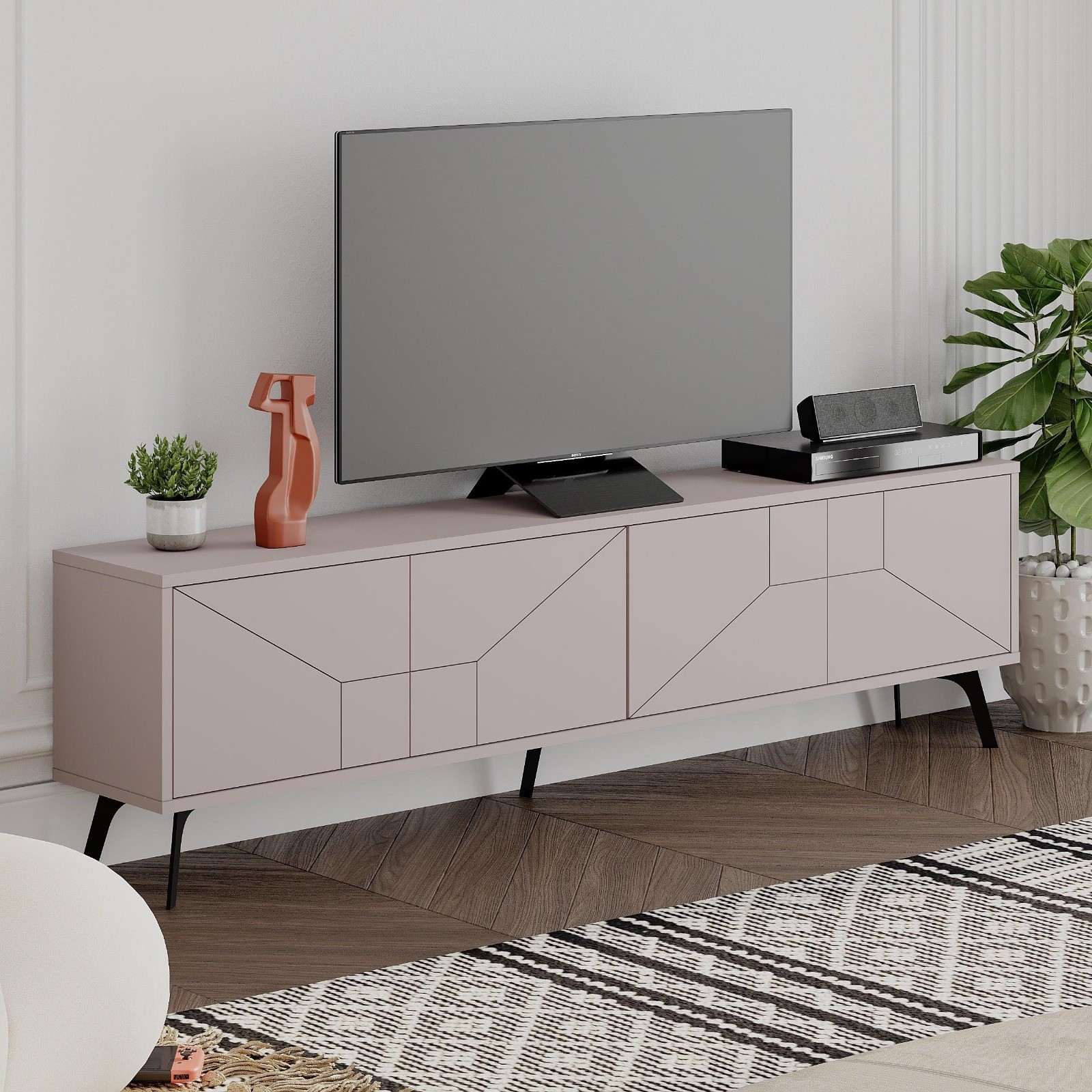 TV Sehpası Dune Açık Mocha 180*29,6*50cm